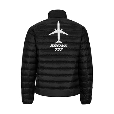 BOEING 777 Men's Stand Collar Padded Jacket e-joyer